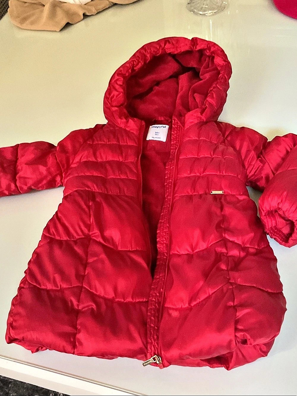 Mayoral Red Puffer Jacket Baby 36M could fit up to 9 months